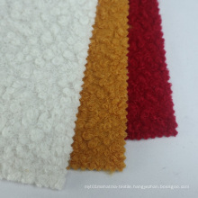 Polyester Fabric Fleece Knitting Sherpa Boucle Fleece Fabric